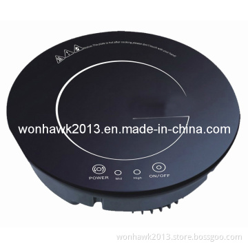 2000W Round Electric Induction Cooker with Single Burner